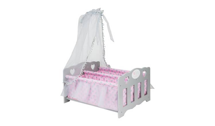 Buy Chad Valley Tiny Treasures Wooden Double Baby Cot Argos