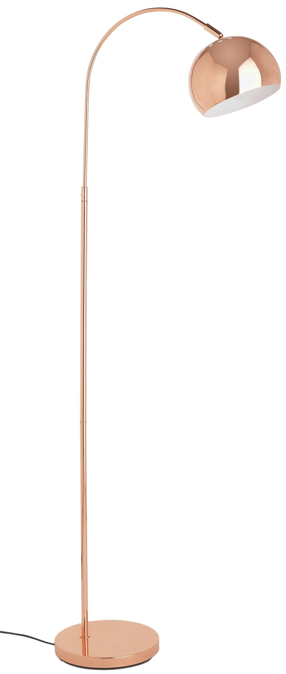 Argos Home Curva Floor Lamp - Copper