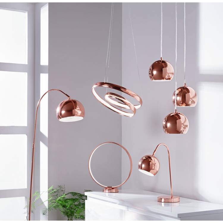 Argos Home Curva Floor Lamp - Copper 0