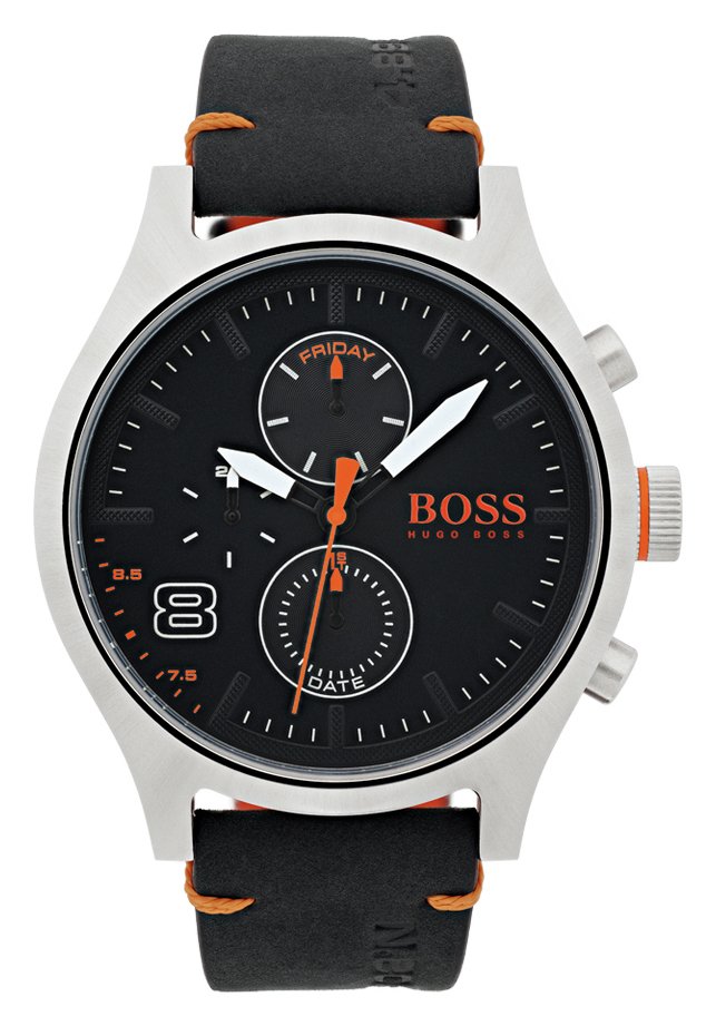 Hugo Boss Orange Amsterdam Men's Black Strap Watch