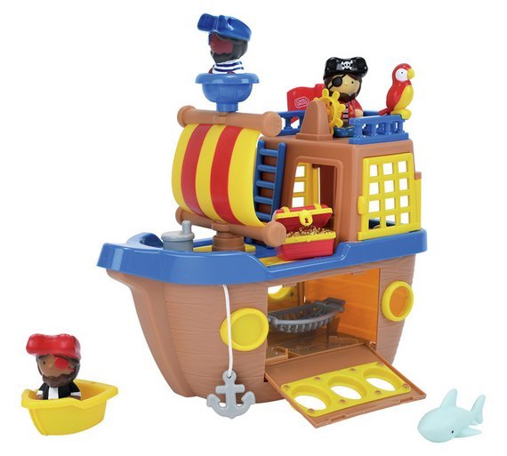 chad valley pirate ship bath toy