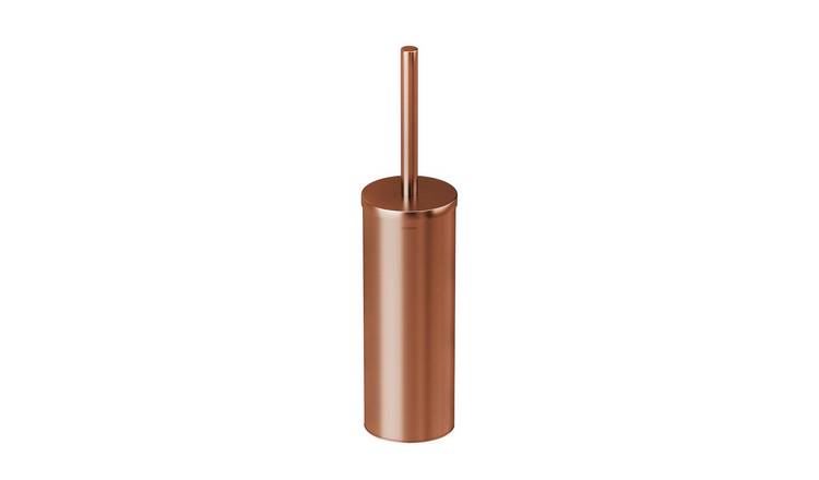 Cosmic Logic Toilet Brush & Holder - Brushed Copper Pvd