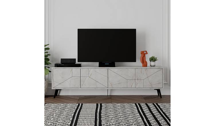 Decortie Dune Particleboard TV Unit - Gold Marble Effect