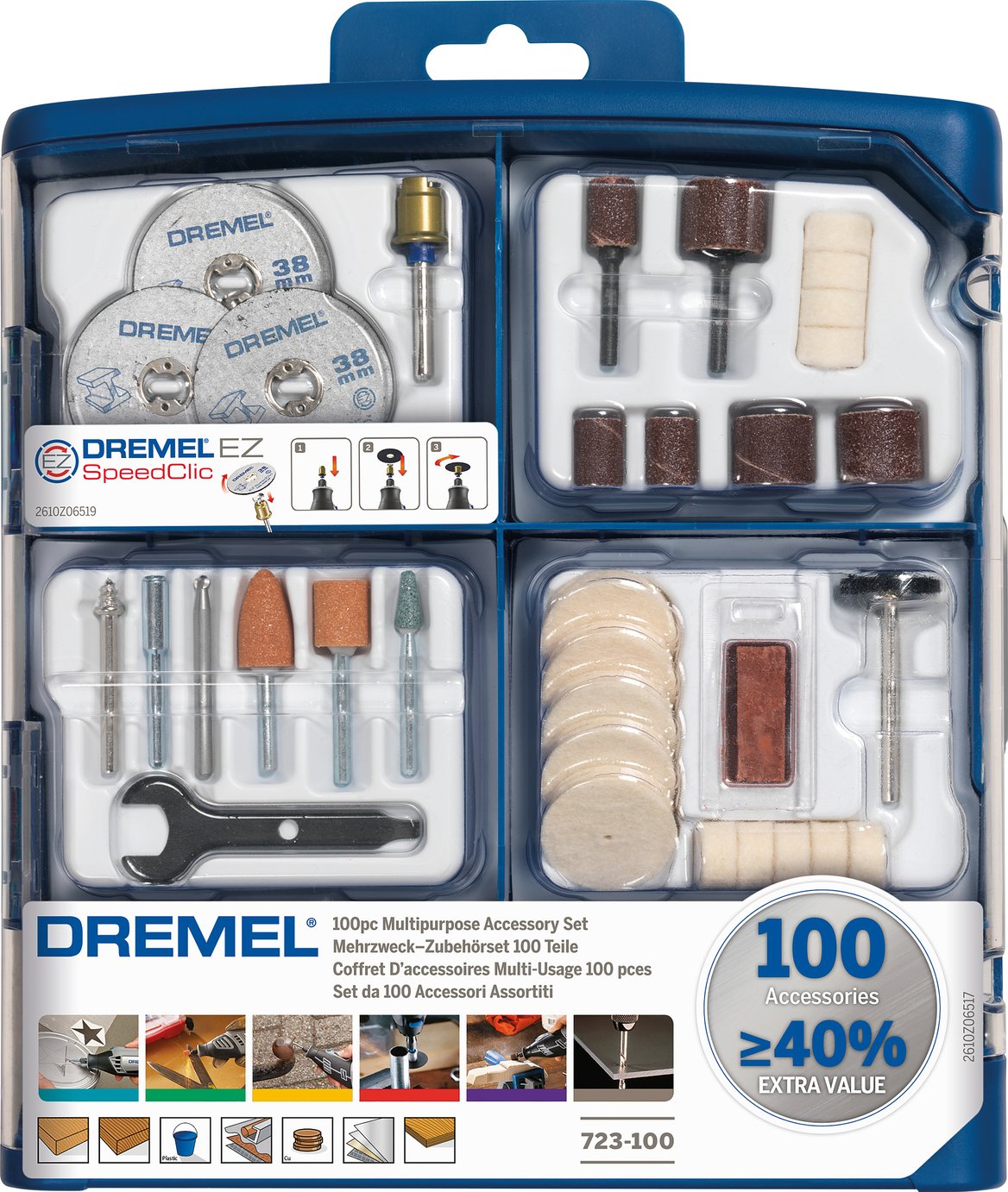 Dremel 100 Piece Accessory Set