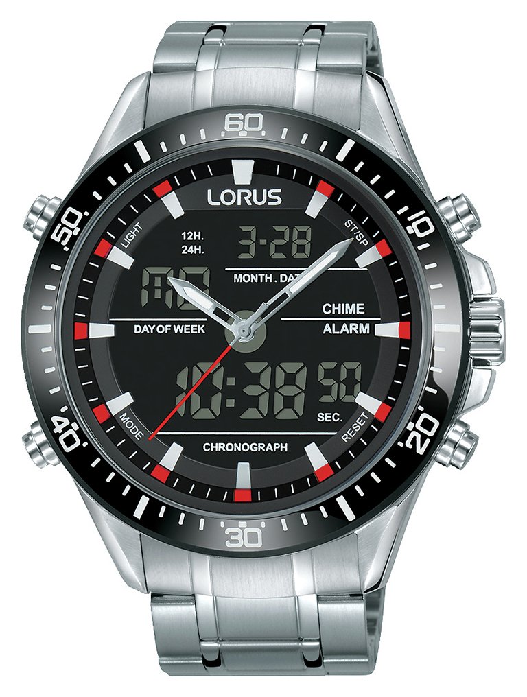 lorus stainless steel men's watch