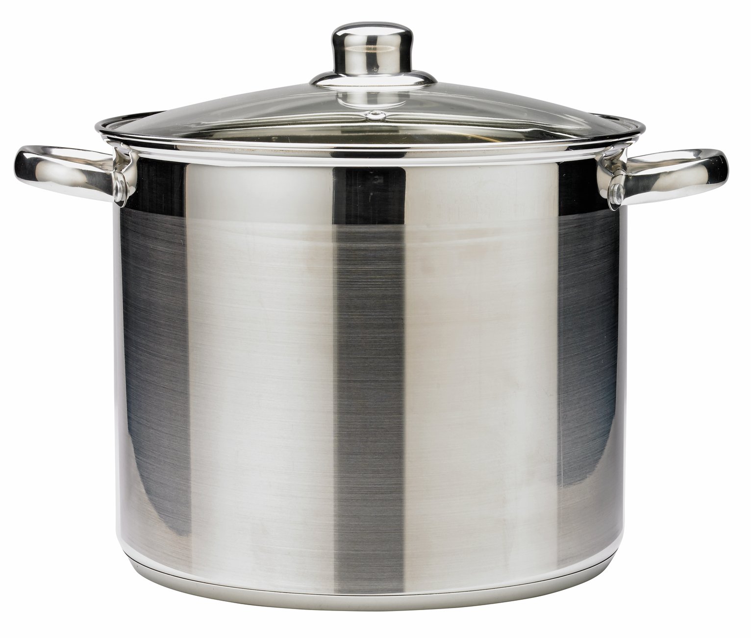 Argos Home 26cm Stainless Steel Stock Pot