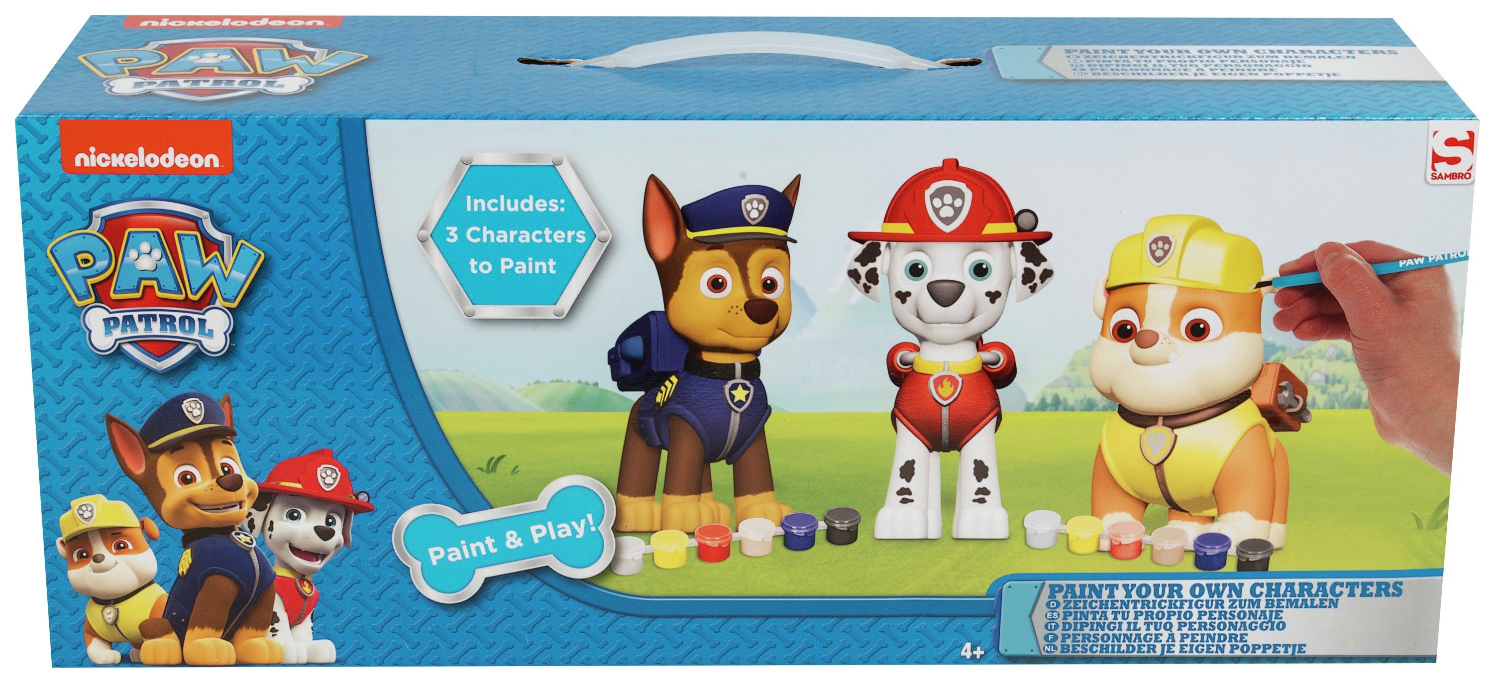PAW Patrol 3 Pack Paint Your Own Figure