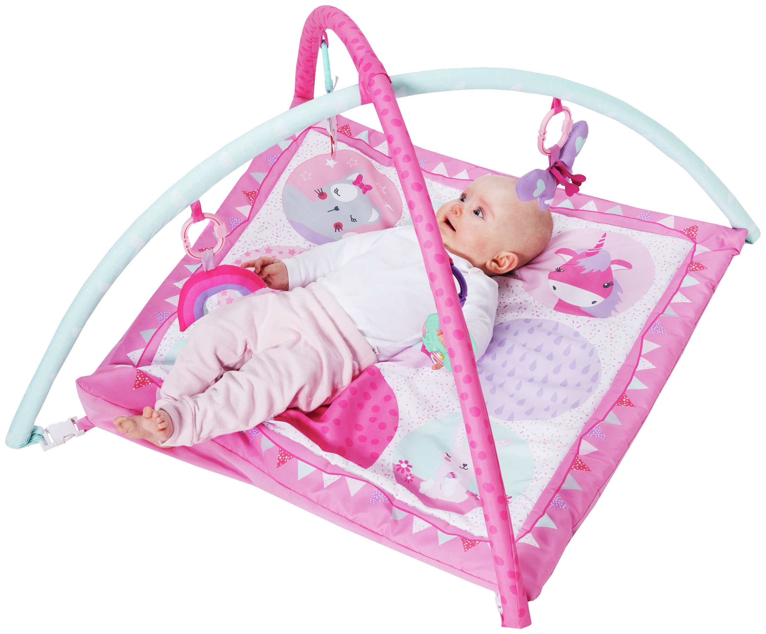 Chad Valley Baby Pink Dreamland Play Gym