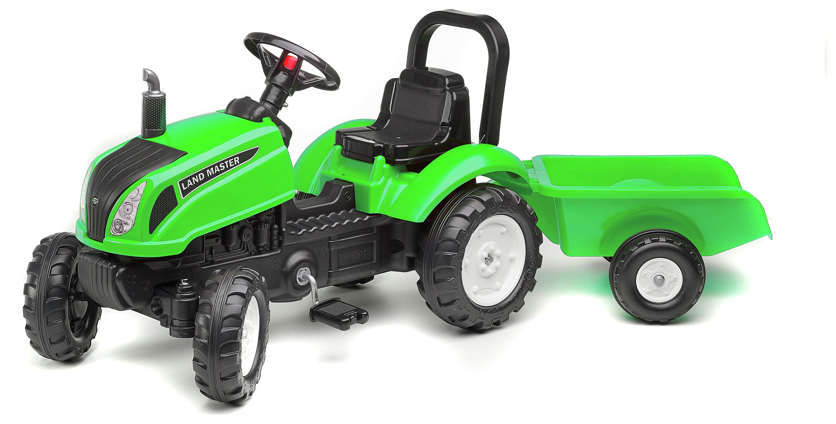 Traktor Garden Master in grün mit Anhänger