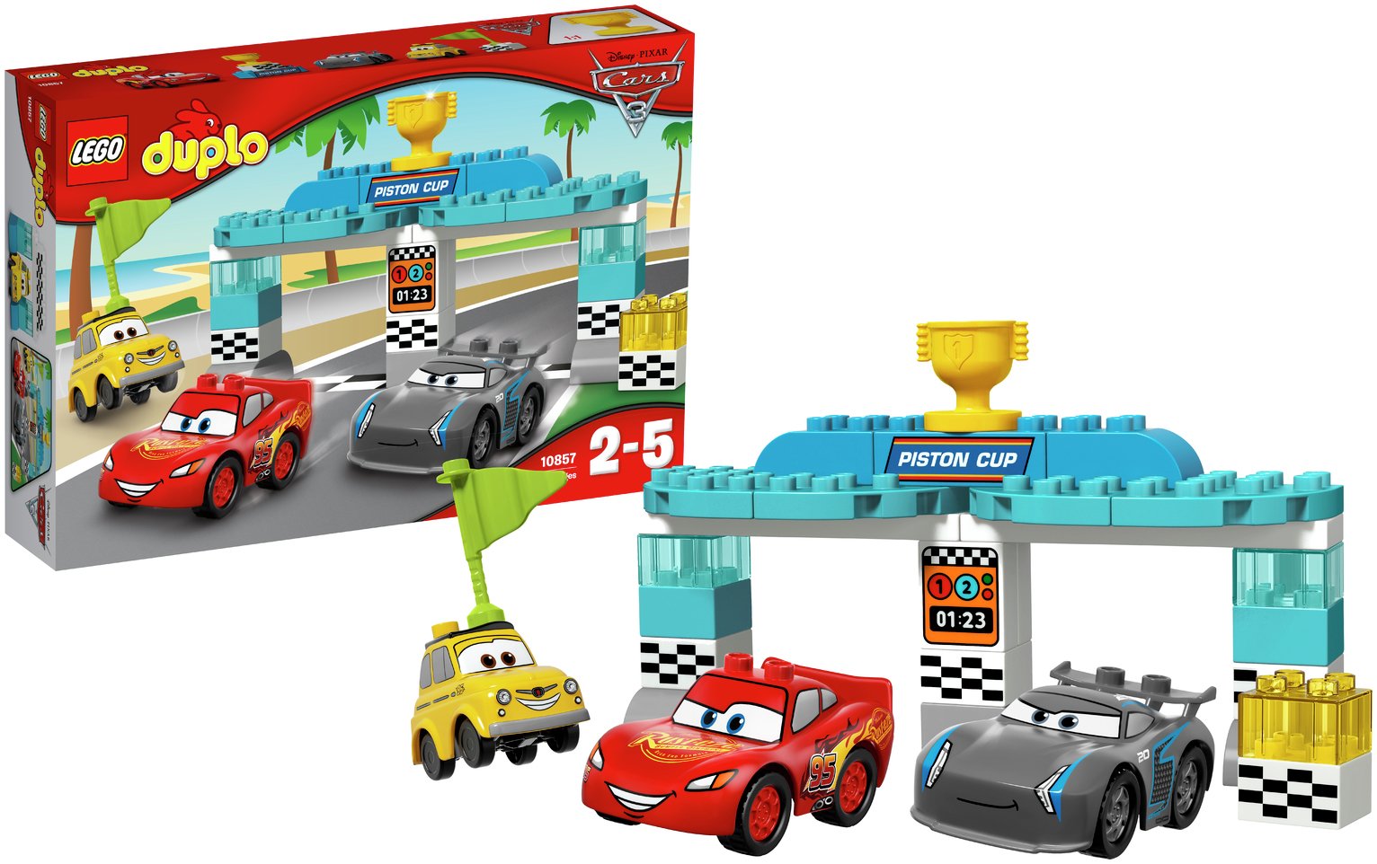 lego duplo 10857 piston cup race