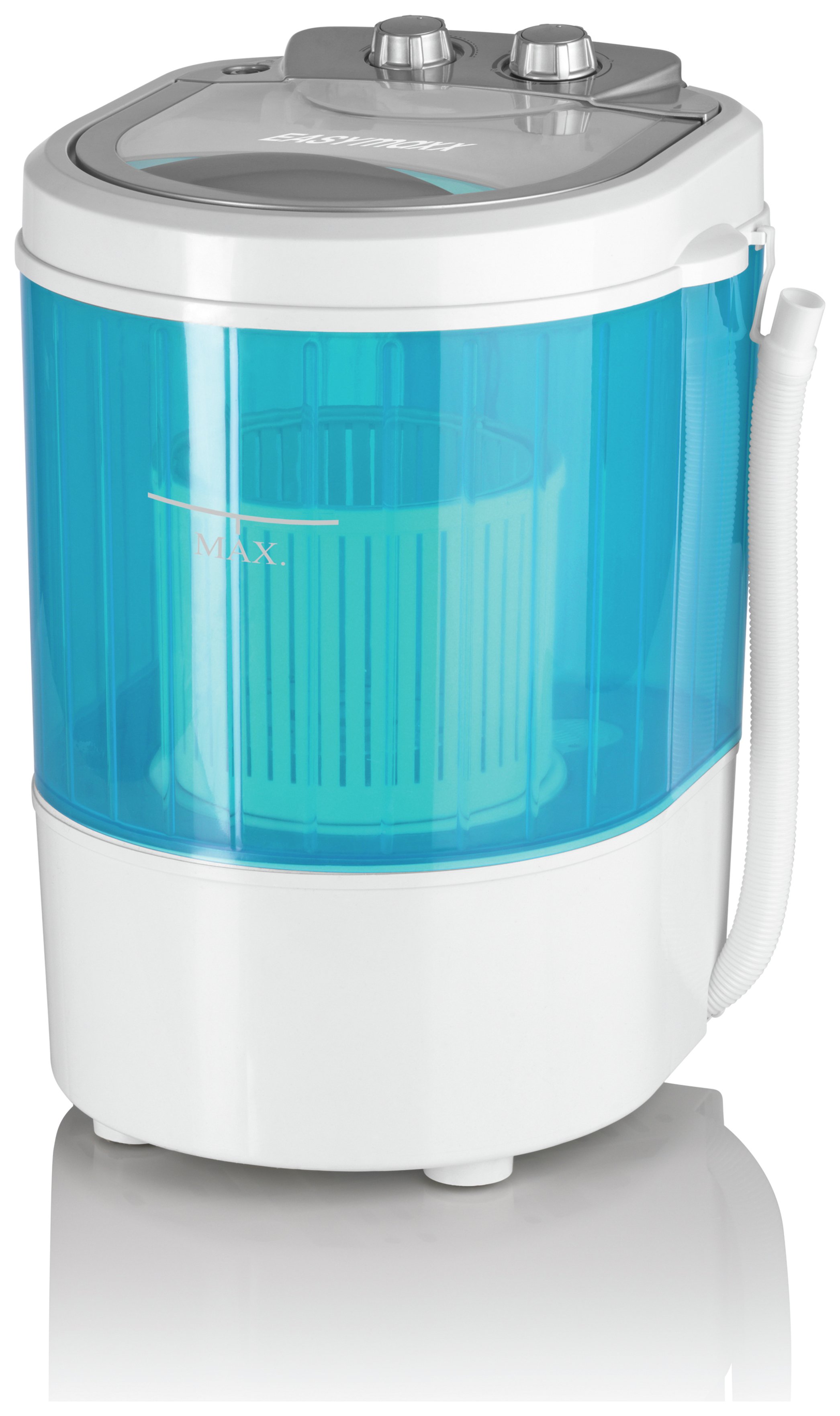 EASYmaxx 3KG 260W Mini Washing Machine - White & Blue