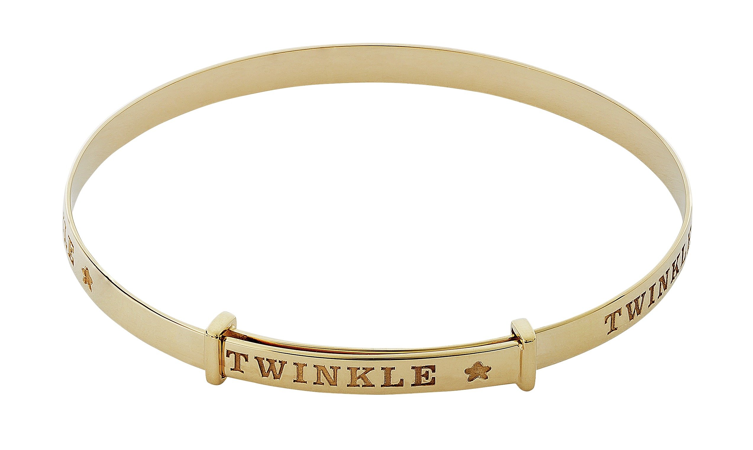Little Star 9ct Gold Kids' Twinkle Bangle. (7118177) Argos Price
