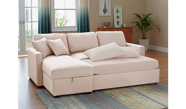 Habitat reagan right corner deals fabric sofa bed