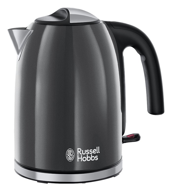 Russell Hobbs Colours+ Stainless Steel Grey Kettle 20414