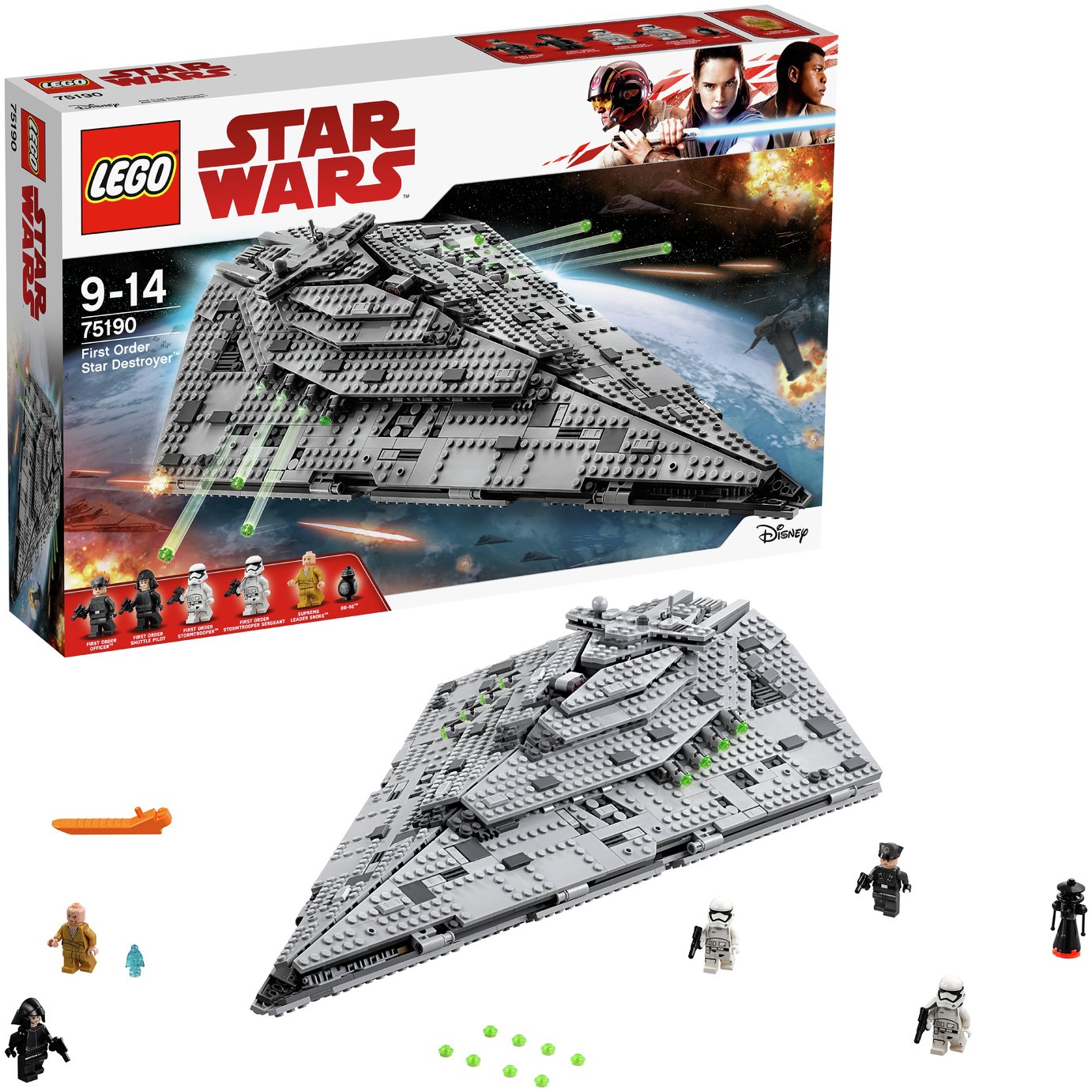 LEGO Star Wars First Order Star Destroyer Toy - 75190