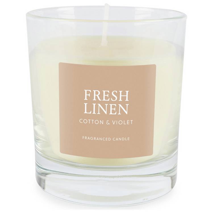 Wax Lyrical Medium Scented Candle - Fresh Linen 0