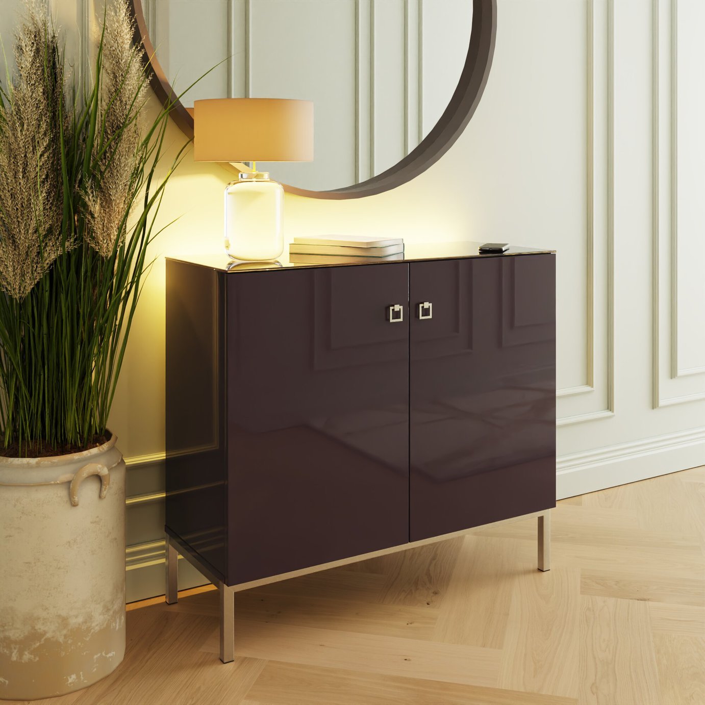 Frank Olsen Lyra 2 Door Sideboard - Plum Black 
