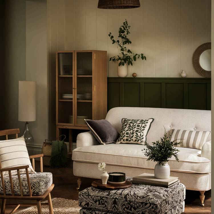 Habitat x Morris & Co. Canterbury Oak Armchair 0