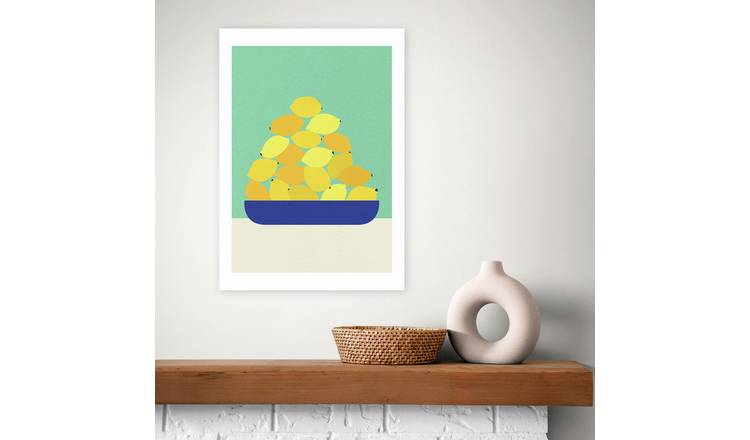 East End Prints Sicily Lemons Art Print - A2