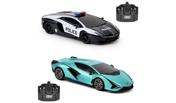 CMJ Lamborghini Police and  Sian 1:24 RC Cars