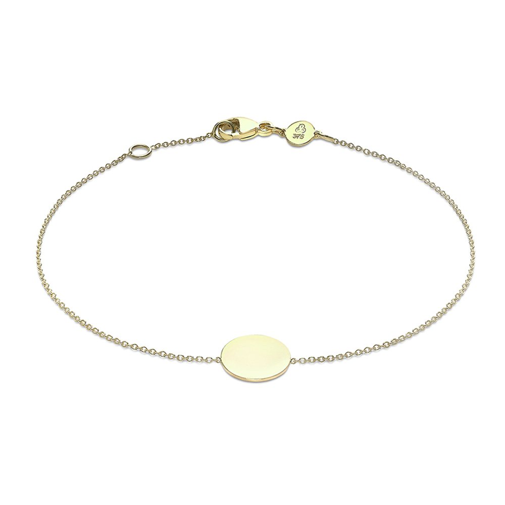 9ct Gold Personalised Disc Bracelet Review