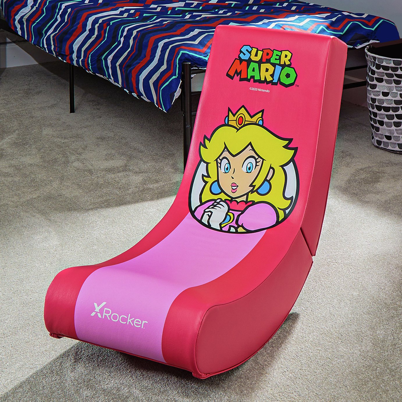 X Rocker Video Rocker Junior Gaming Chair - Princess Peach