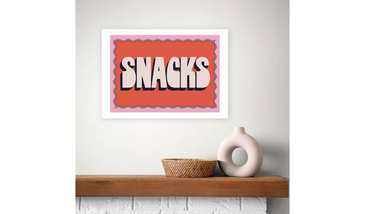 East End Prints Snacks Art Print - A3