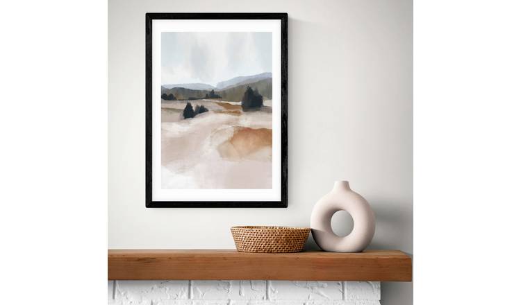 East End Prints The Ranch Black Frame Art Print - A3