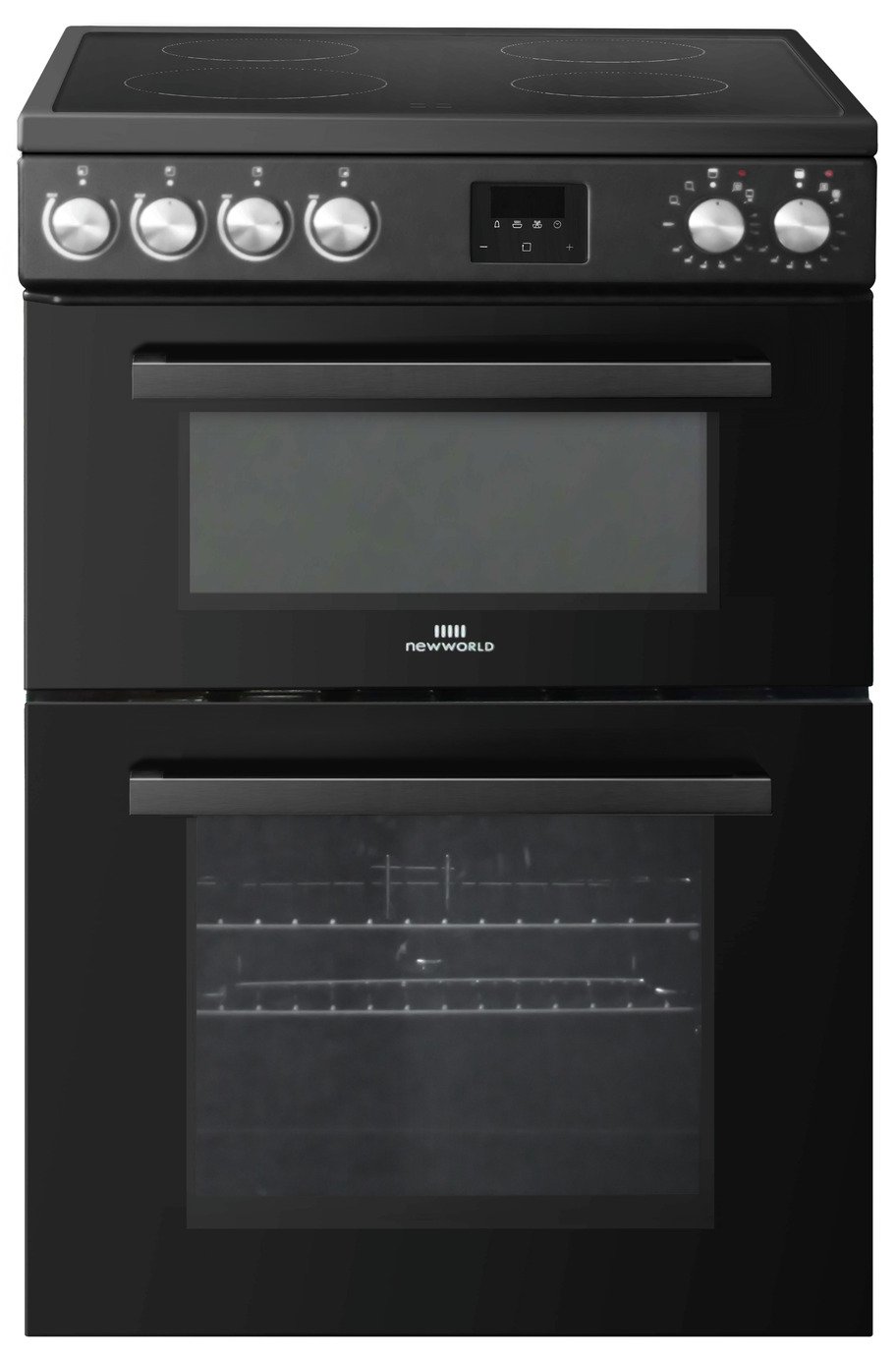 black double electric cooker