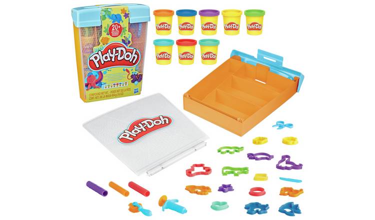 Play Doh Rainbow Animal Tools and Storage