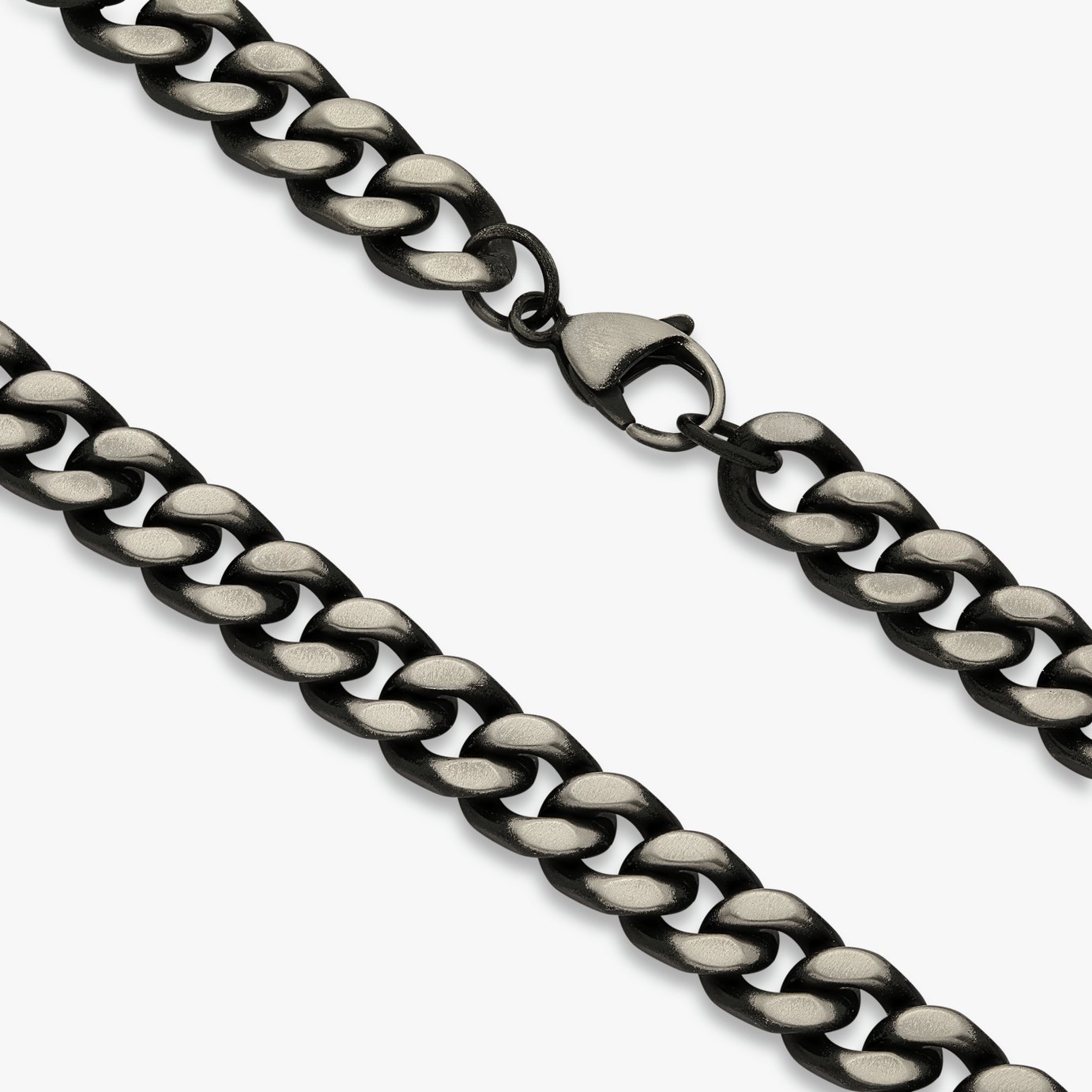 Buy Revere Men's Antiqued Stainless Steel Curb Chain Necklace