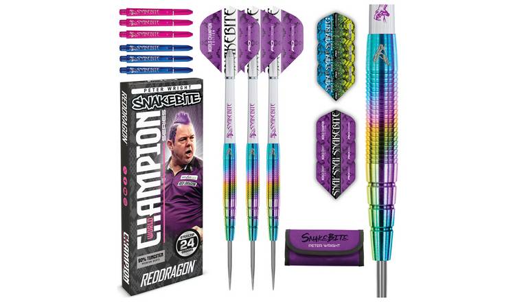 Red Dragon Peter Wright Snakebite 24g 90% Tungsten Darts Set