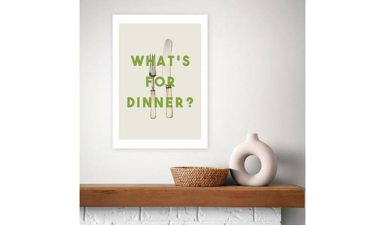 East End Prints Whats for Dinner Art Print - A3
