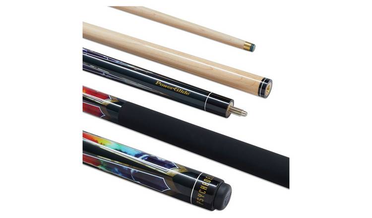 PowerGlide Psychedelic Pool Cue in Cue Sleeve