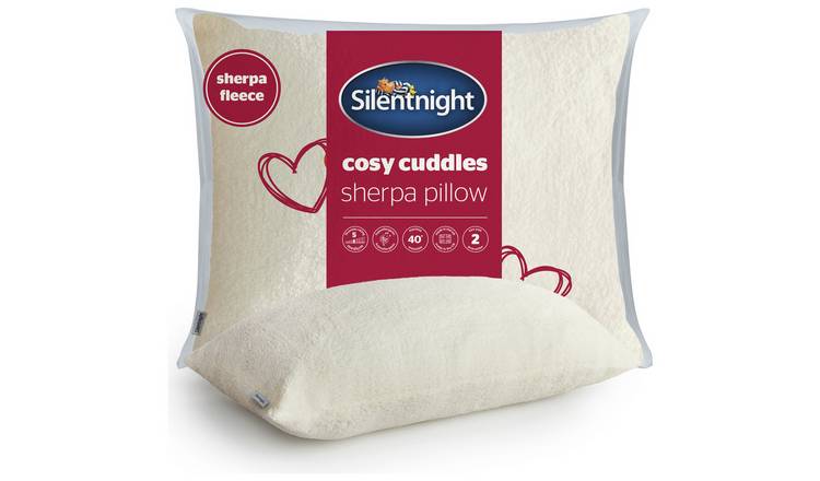 Buy Silentnight Cosy Cuddles Sherpa Pillow Pillows Argos