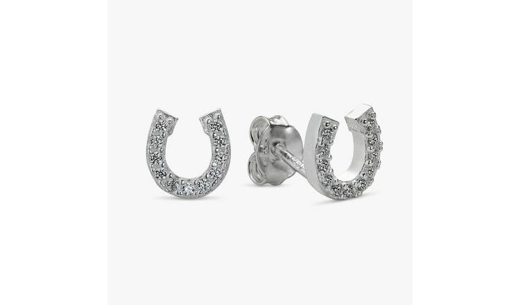 Revere Sterling Silver Horseshoe Stud Earrings