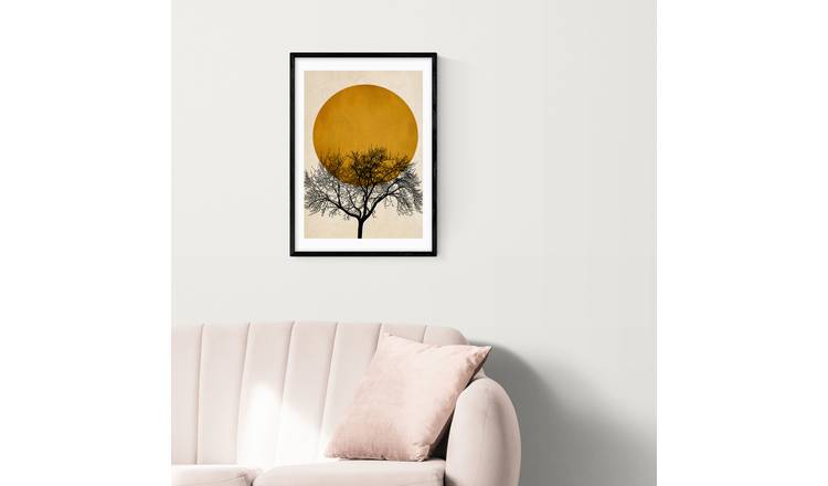East End Prints Winter Morning Black Frame Art Print - A3