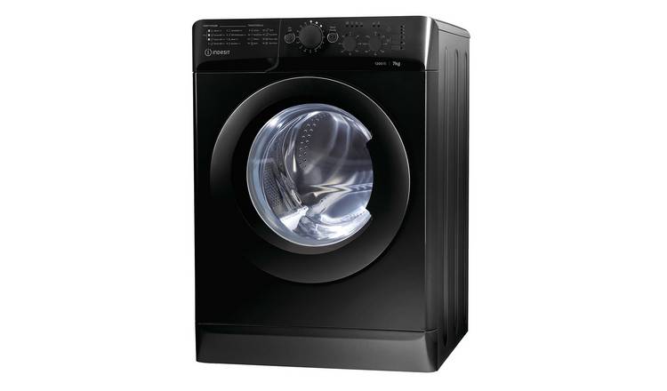Indesit MTWC71252K ECO 7KG 1200 Spin Washing Machine - Black