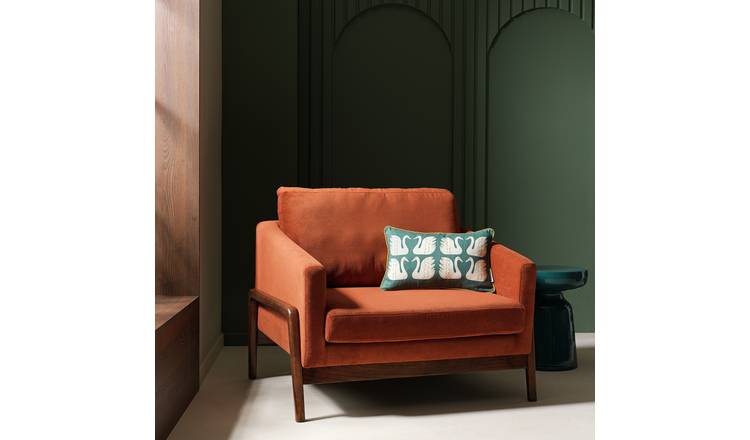 Habitat x Scion Esala Fabric Armchair - Brown