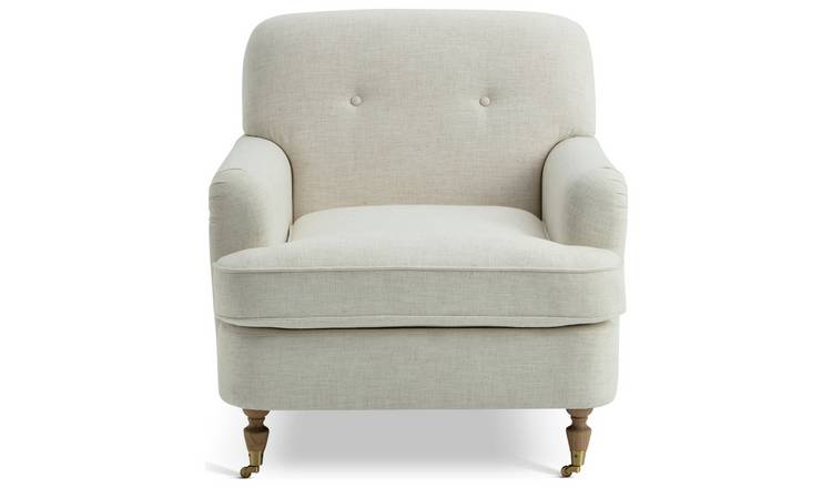 Habitat x Morris & Co. Merton Fabric Armchair - Cream