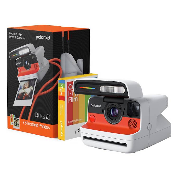 Polaroid Flip Instant Camera with Film - White 0