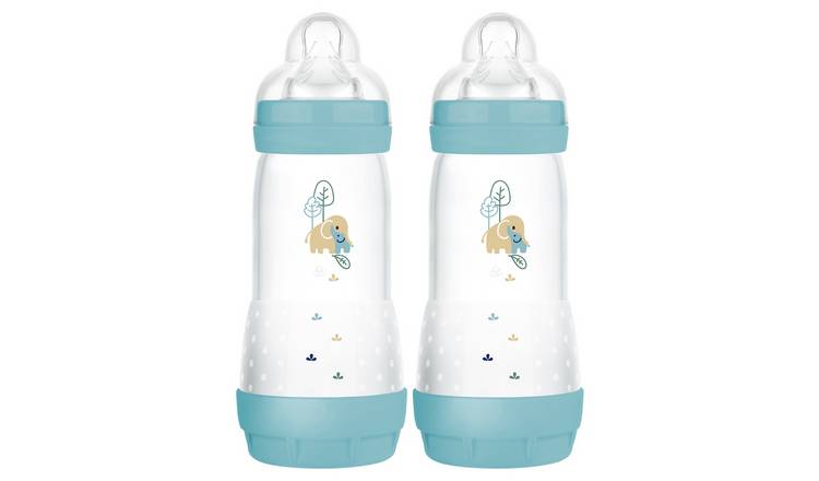 Mam Anti Colic 320ML Bottles 2 Pack - Blue