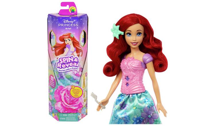 Buy Disney Princess Spin Reveal Ariel Doll Dolls Argos