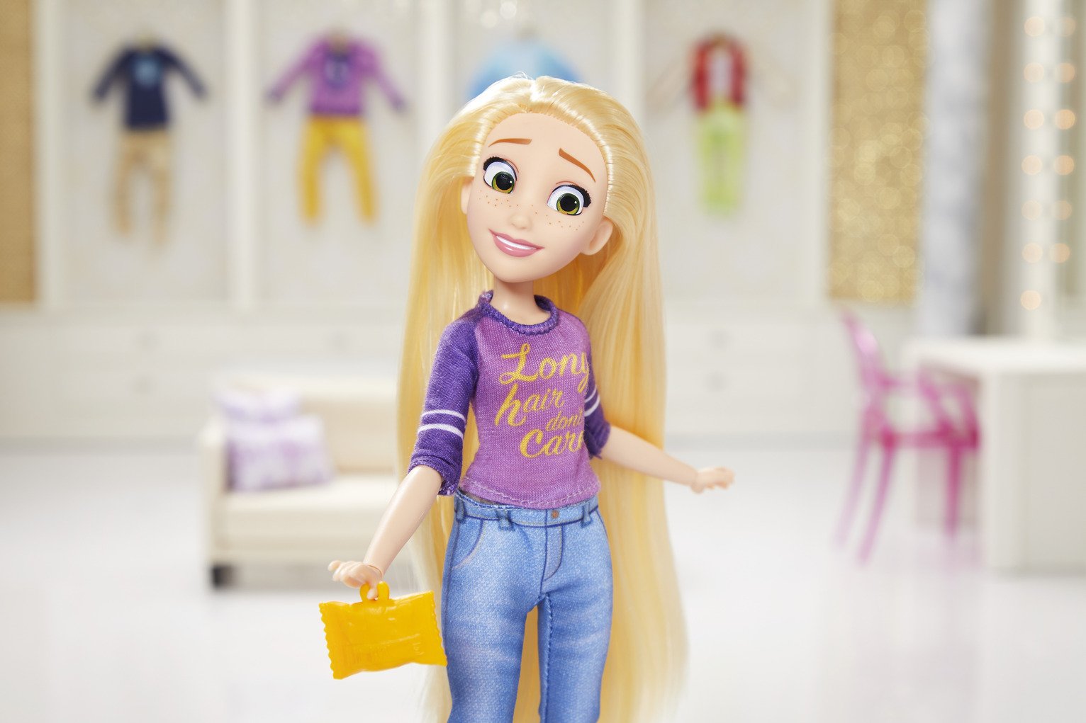 Disney Princess Rapunzel Doll in Comfy Outfit Review