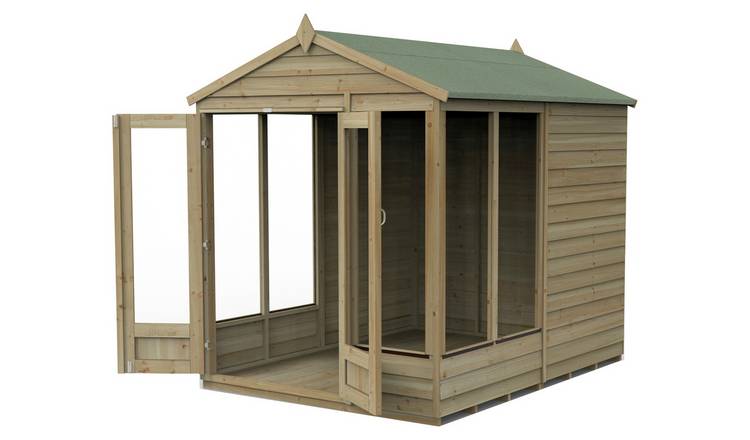 Forest 4Life Overlap Apex Summerhouse - 6 x 8ft