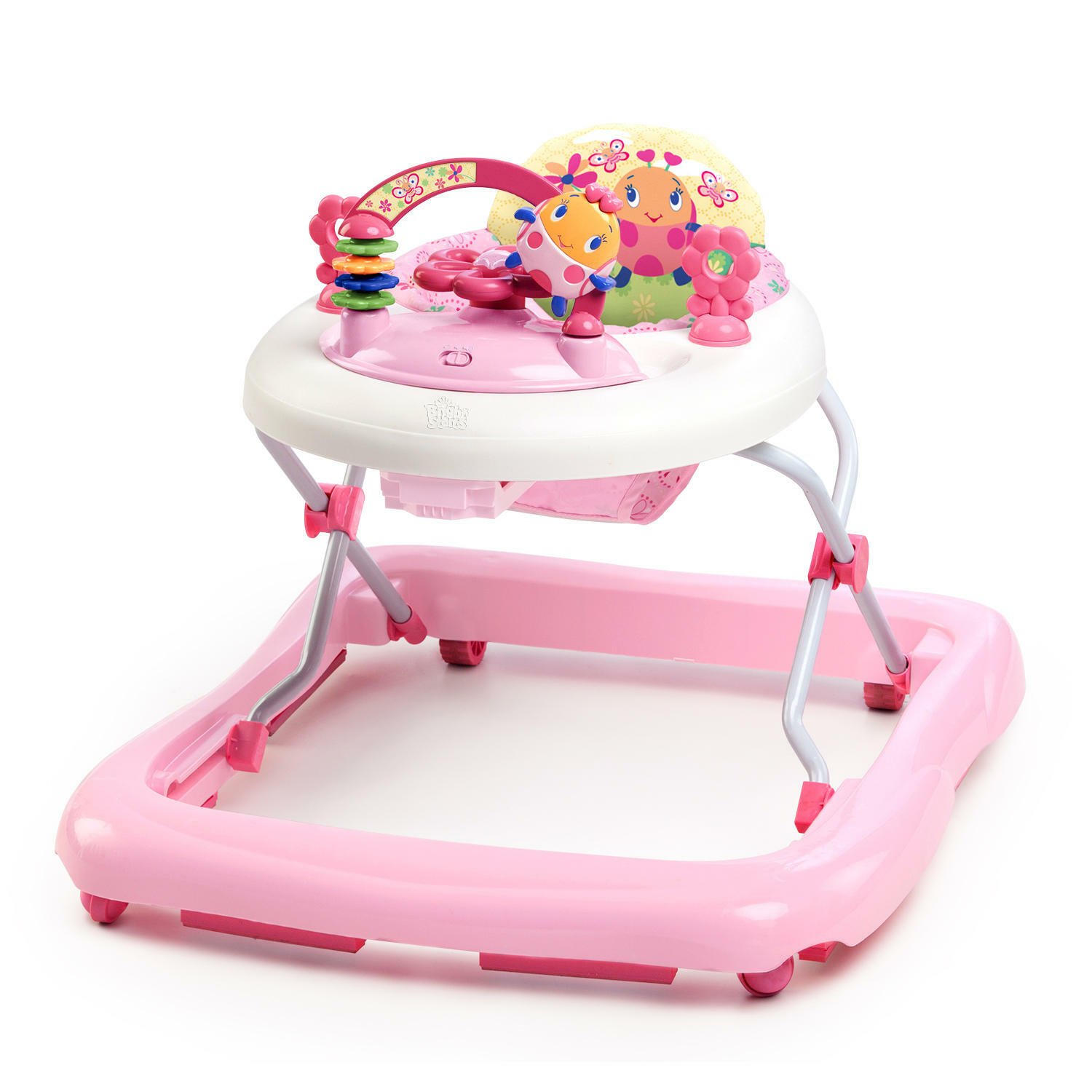 bright starts baby walker pink