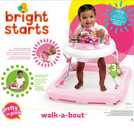 Bright Starts Pretty in Pink JuneBerry Delight Walk-A-Bout Baby Walker