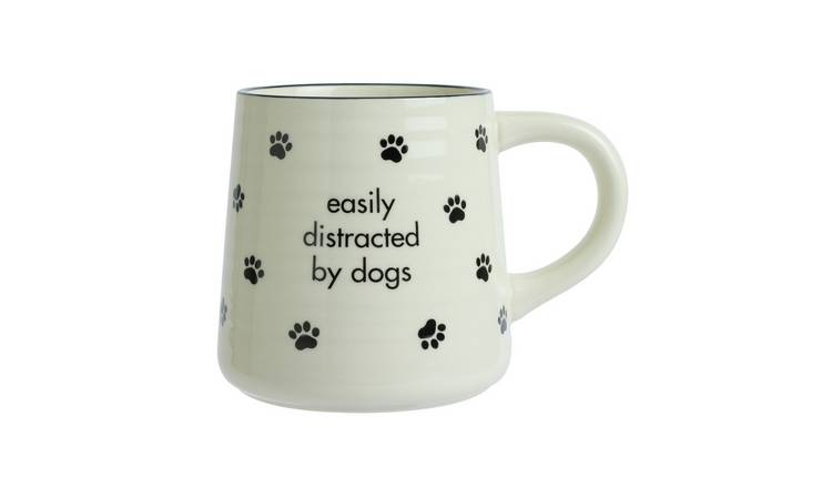 Argos Home Easily Distracted By Dogs Mug - 410ml 0