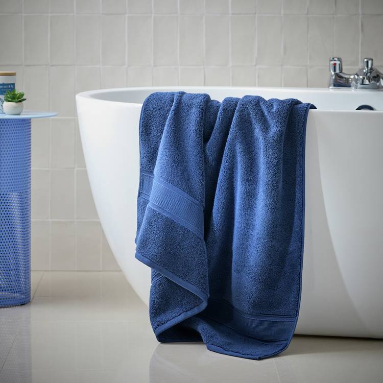 Habitat Supersoft Bath Sheet - Denim 0