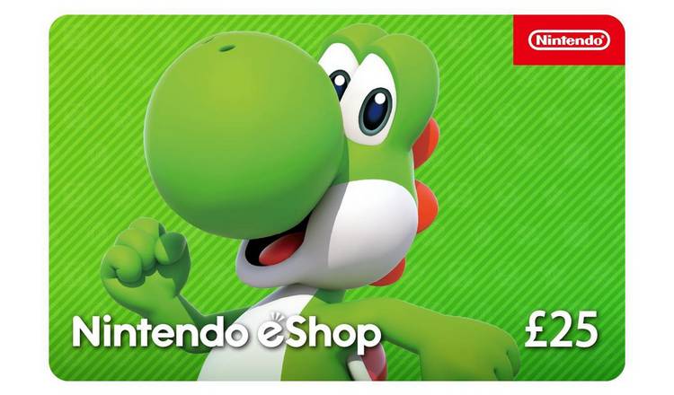 Nintendo gift card argos discount